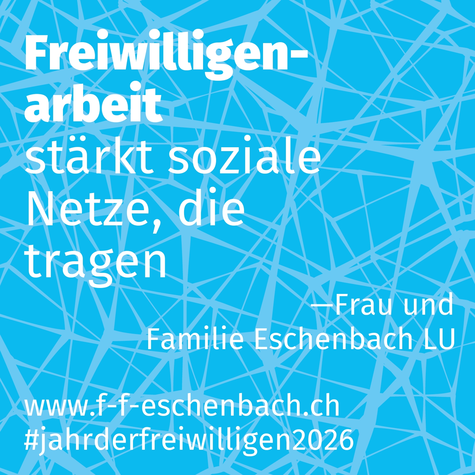 stärkt soziale Netze, die tragen