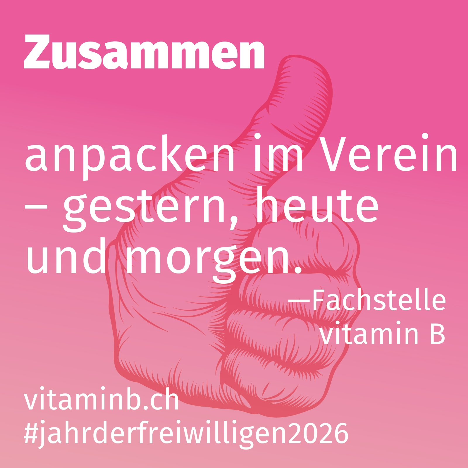 anpacken im Verein – gestern, heute und morgen.