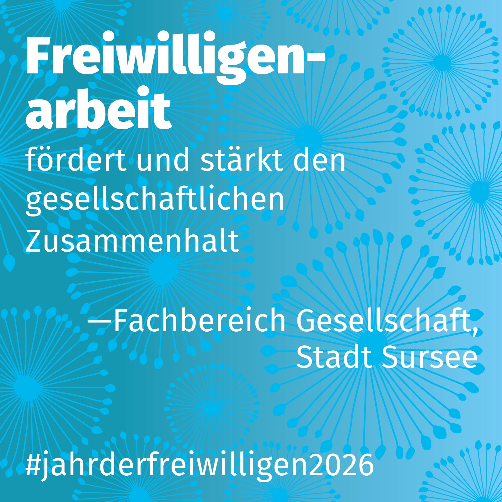 fördert und stärkt den gesellschaftlichen Zusammenhalt