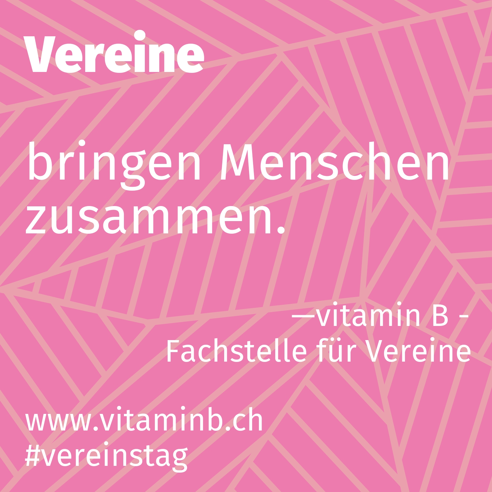 bringen Menschen zusammen.