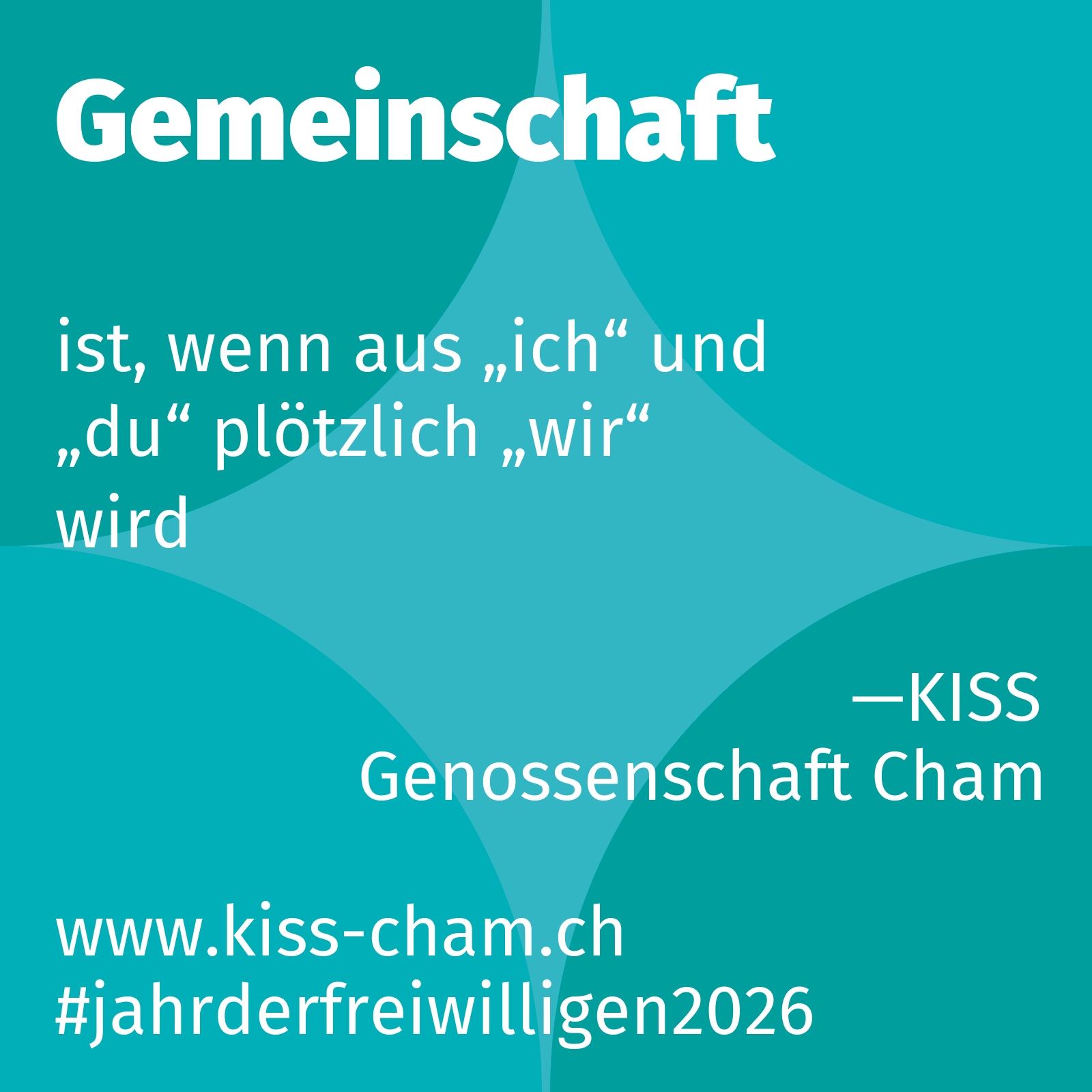 ist, wenn aus „ich“ und „du“ plötzlich „wir“ wird