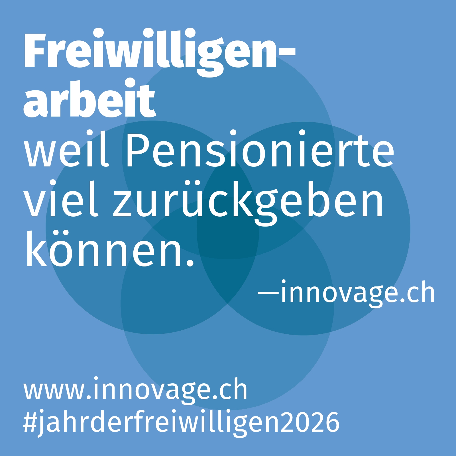 weil Pensionierte viel zurückgeben können.