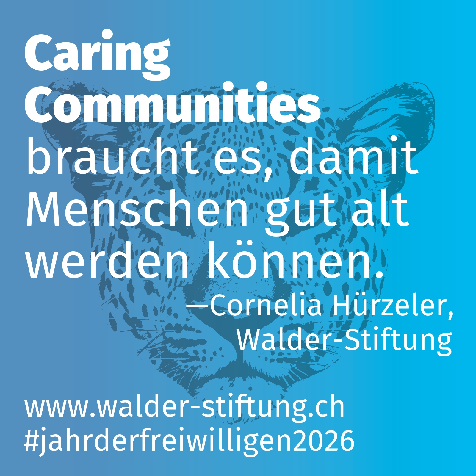 braucht es, damit Menschen gut alt werden können.