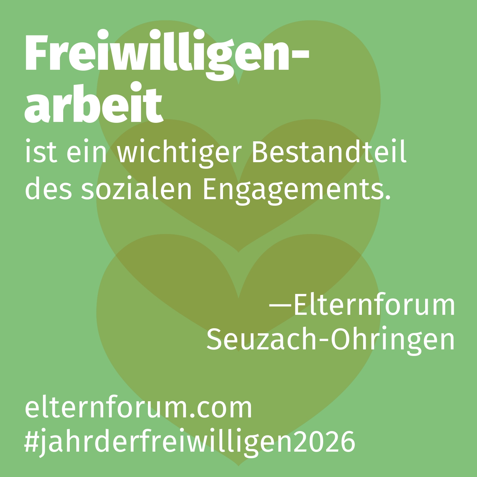 ist ein wichtiger Bestandteil des sozialen Engagements.