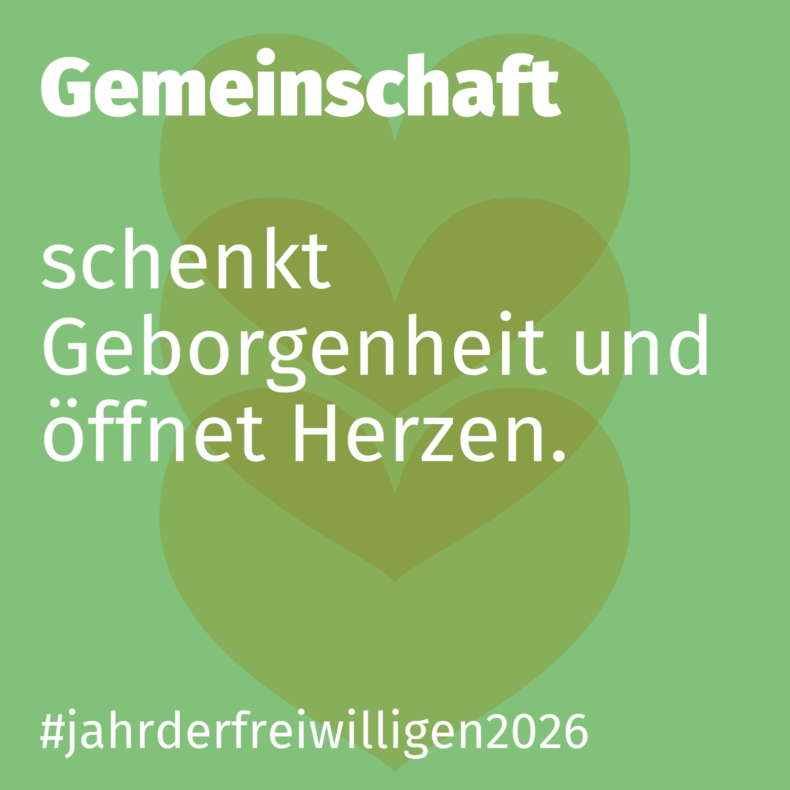 schenkt Geborgenheit und öffnet Herzen.